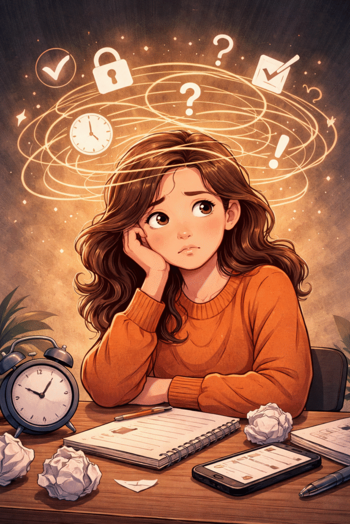 Overwhelmed by thoughts and tasks